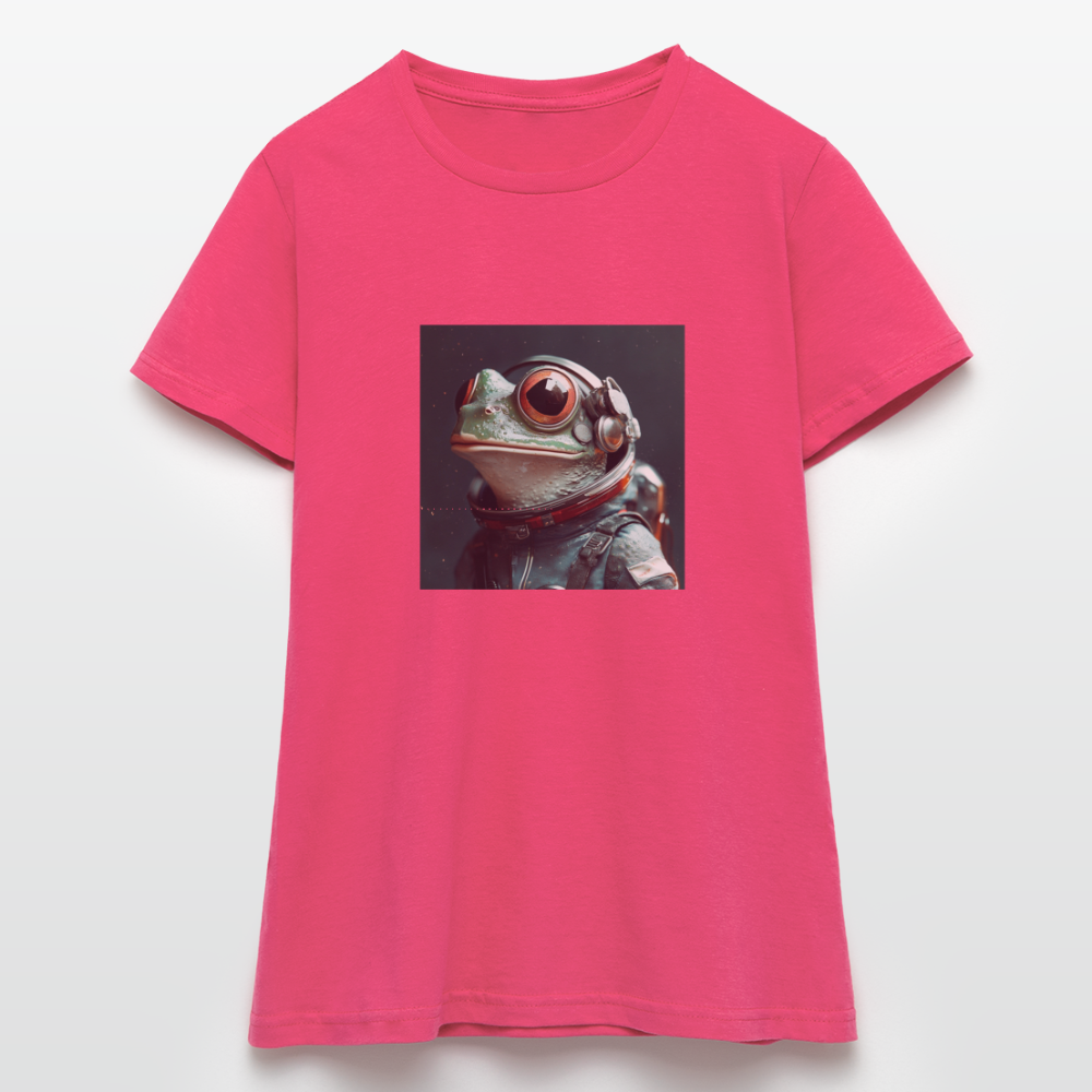AstroFrog Amazonas, T-shirt dam - azalea