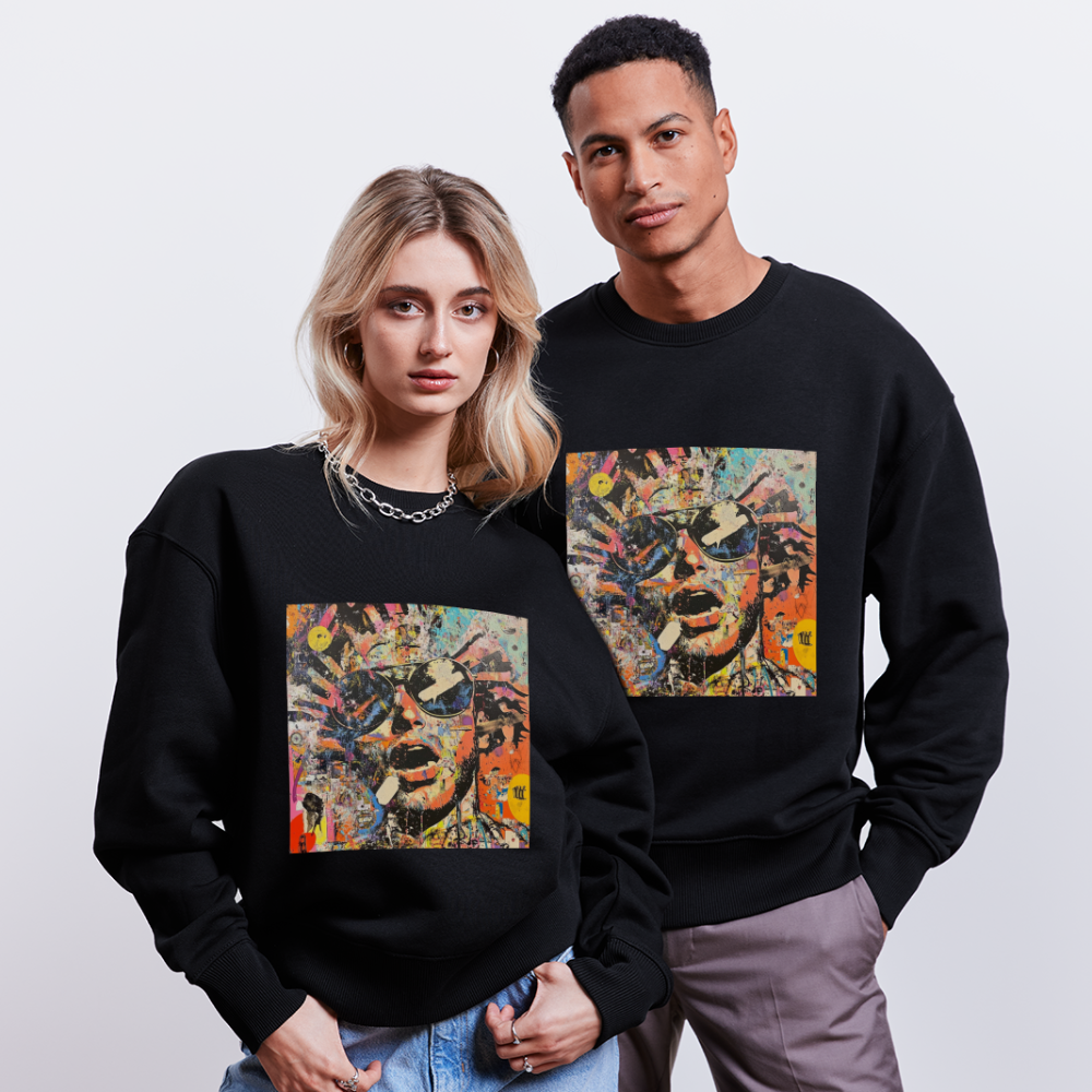 Cosmic Soul Groove, Ekologisk oversizetröja RADDER unisex från Stanley/Stella - svart