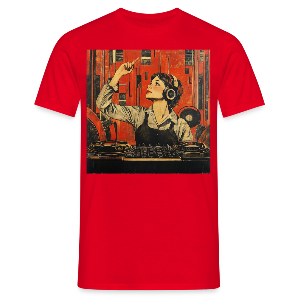 Revolutionens Rytm, T-shirt herr - röd
