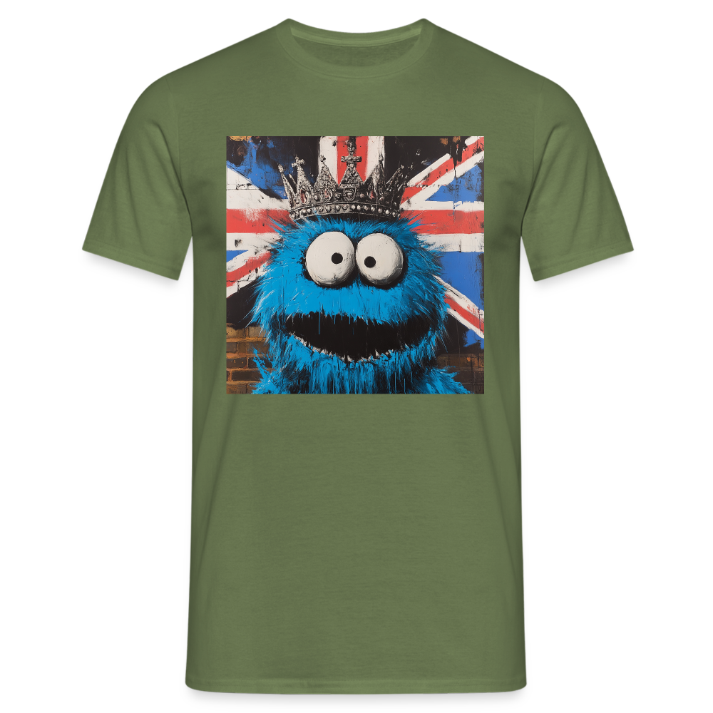 Monsters & Monarchs, T-shirt herr - Militärgrön