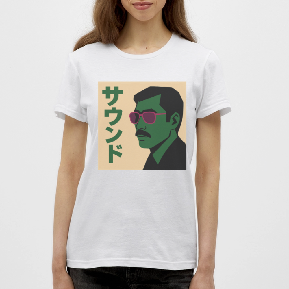 Nippon Sound, T-shirt dam - vit