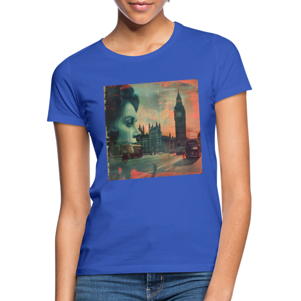 The Beat of London, T-shirt dam - royalblå