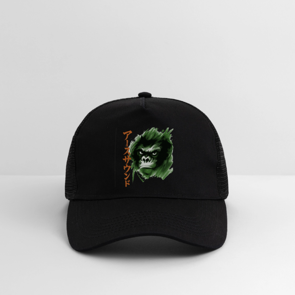Earth Sound, Trucker Cap - svart/svart