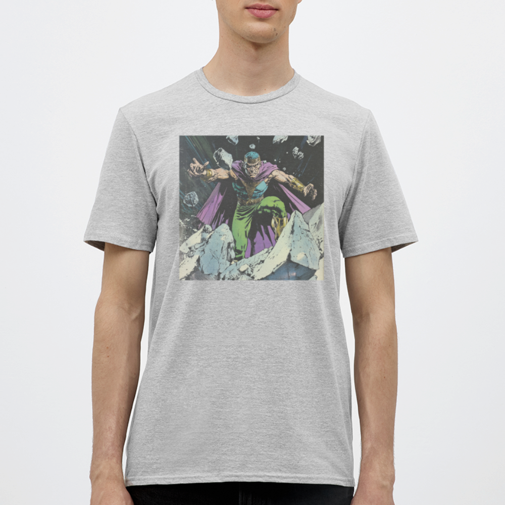 Granitus, T-shirt herr - gråmelerad