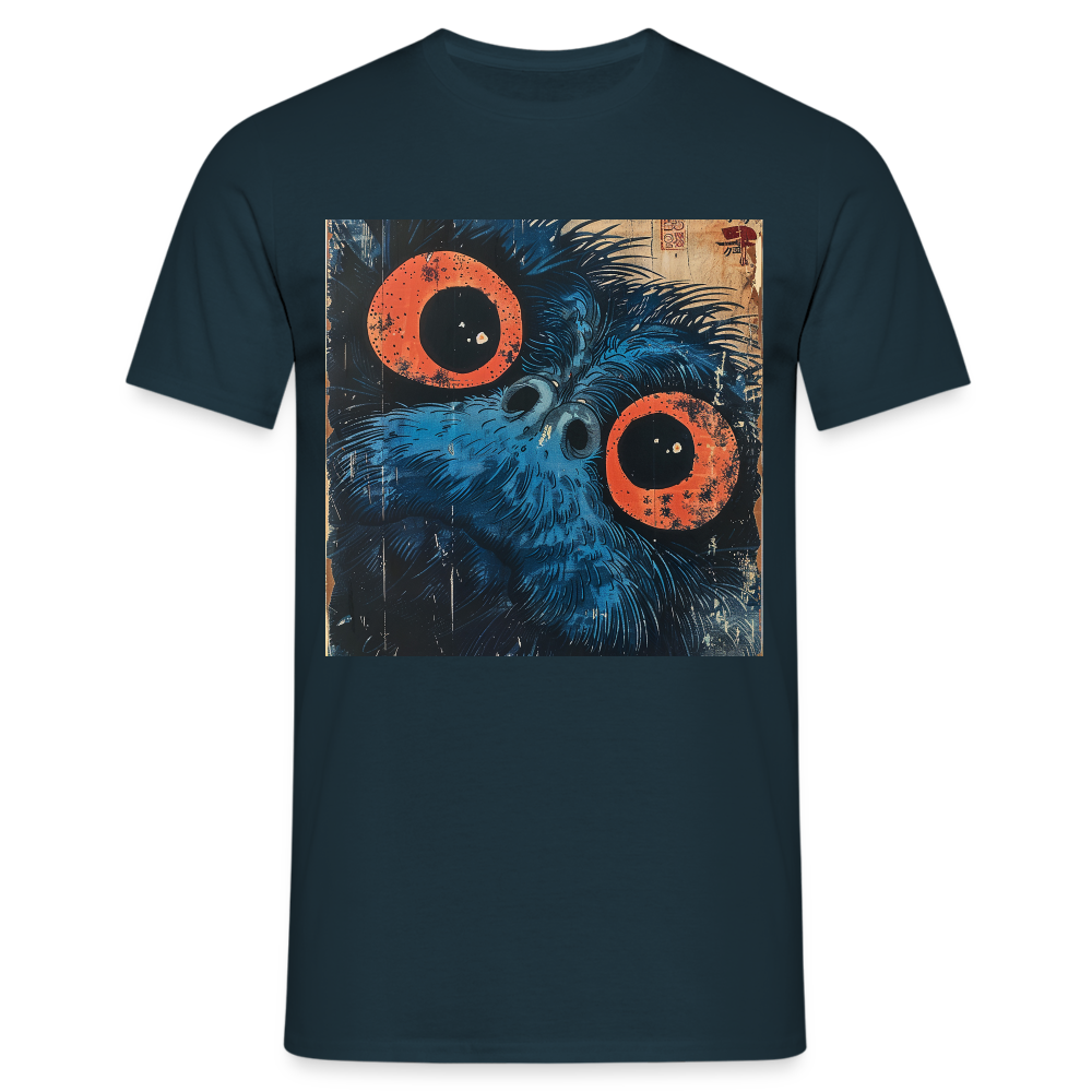 Den blå vännen, T-shirt herr - marinblå