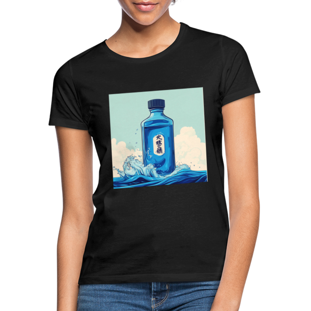 I Blått och Tystnad, T-shirt dam - svart