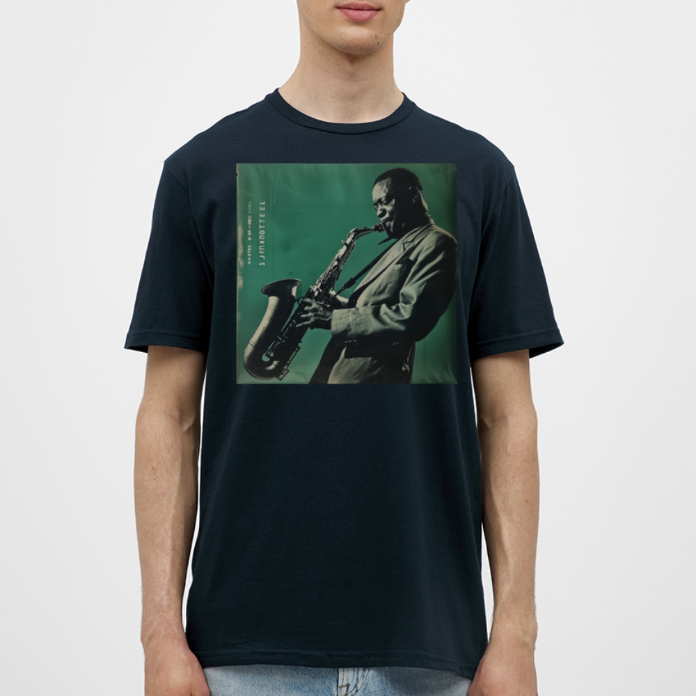 Nattens Toner i New York, T-shirt herr - marinblå