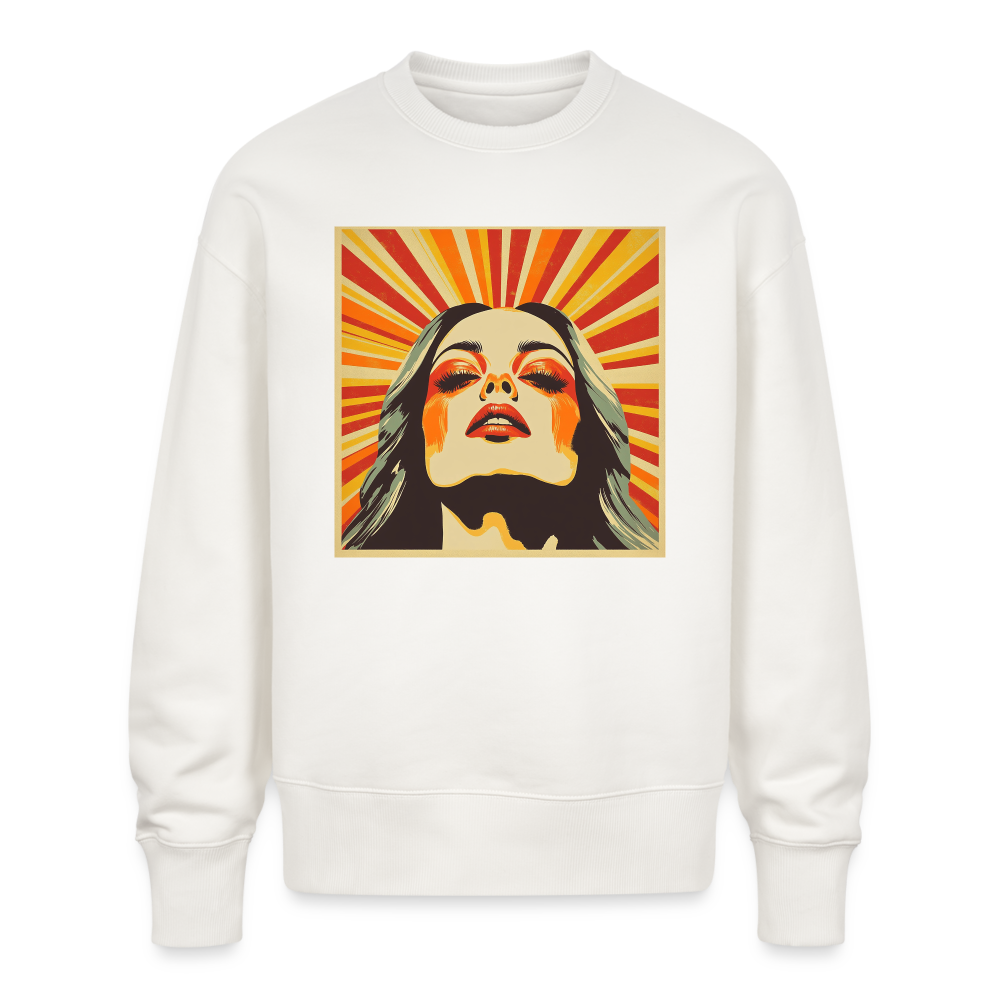 Sun Girl, Ekologisk oversizetröja RADDER unisex från Stanley/Stella - OFF WHITE