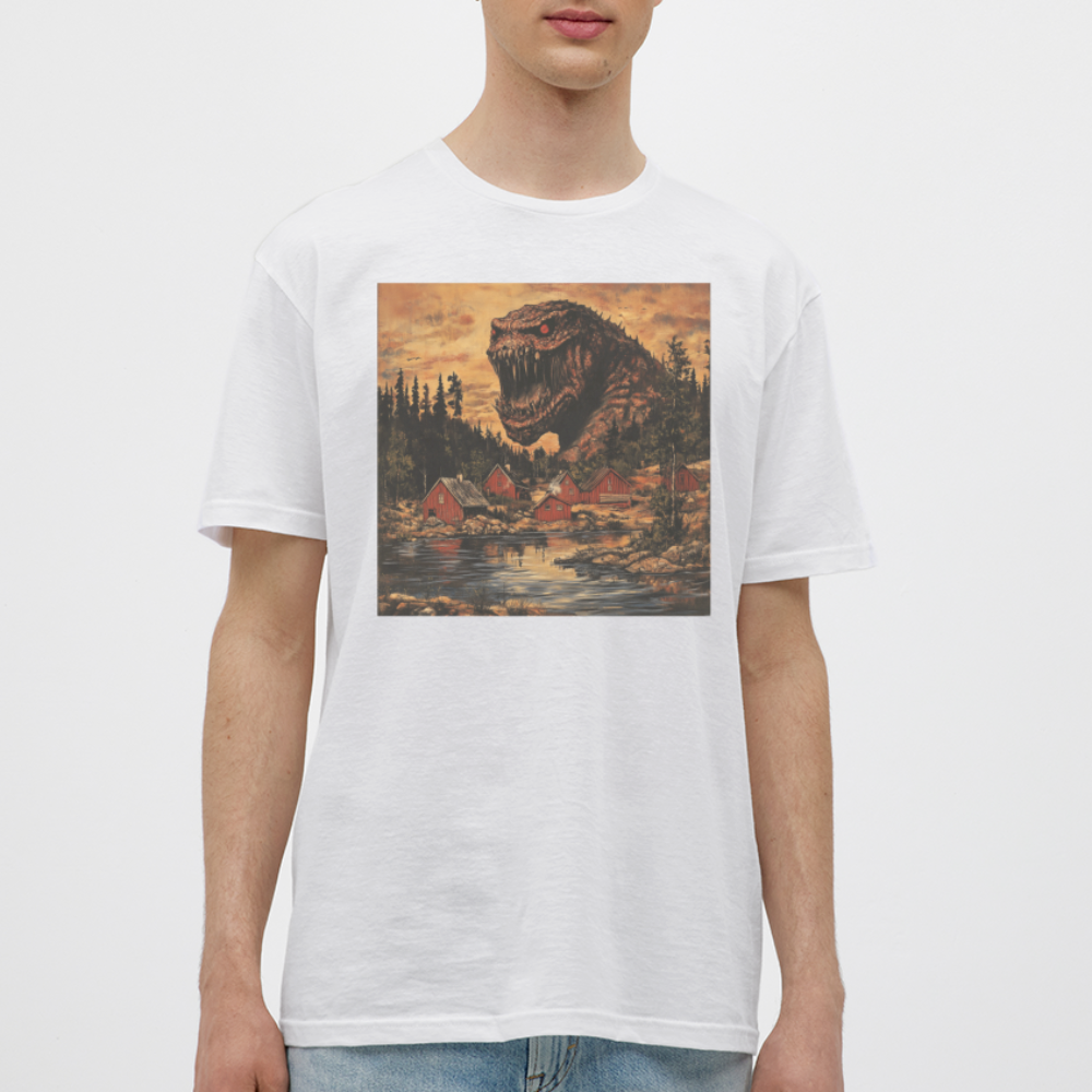 När Draken Vaknade vid Siljan, T-shirt herr - vit