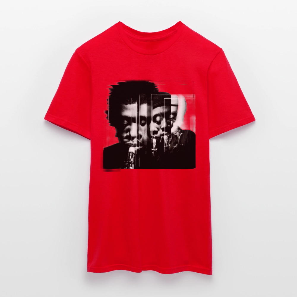Between Breaths, T-shirt herr - röd