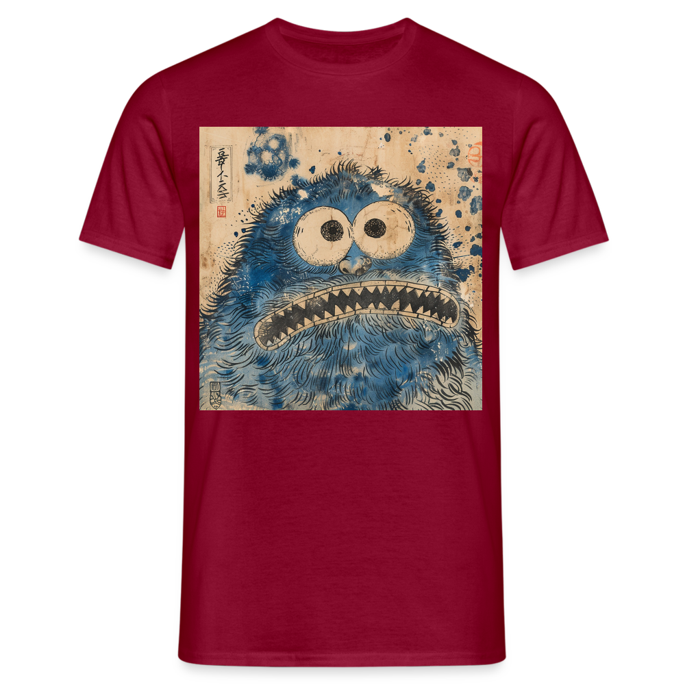 Uramiko ramlar i floden, T-shirt herr - tegelröd