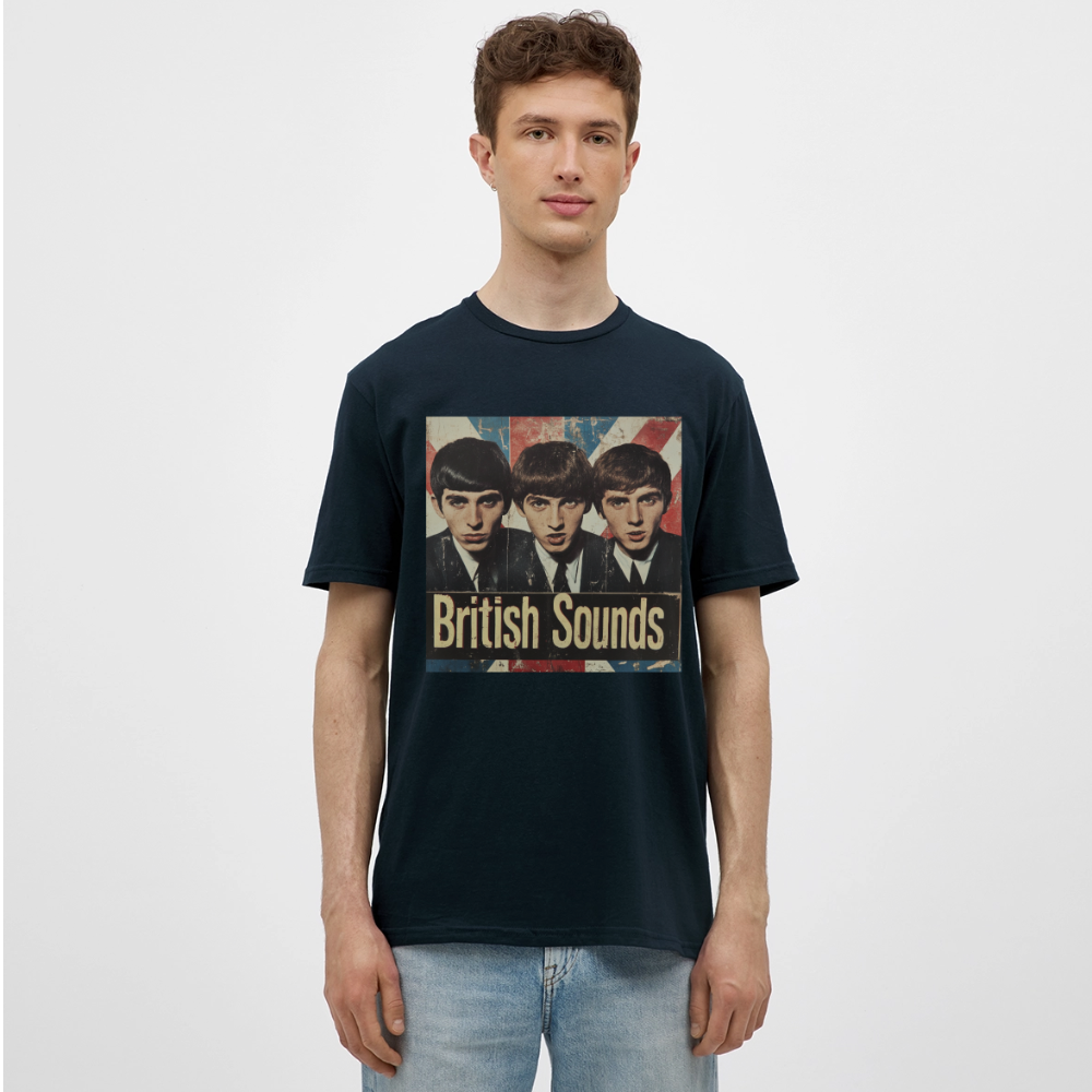 British sounds 1965, T-shirt herr - marinblå