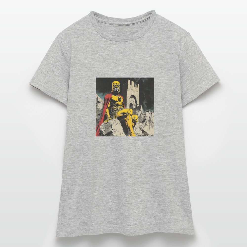 Orkalon, T-shirt dam - gråmelerad