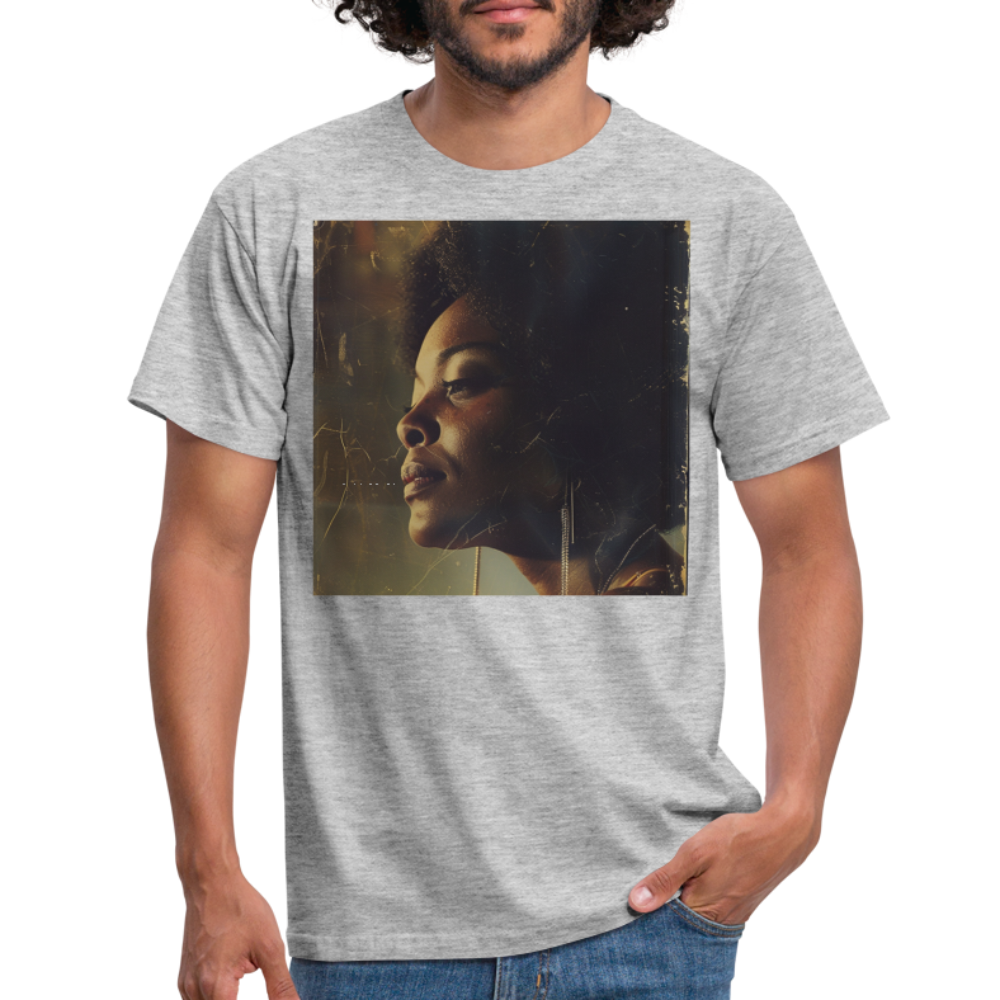 Echoes of Blue, T-shirt herr - gråmelerad