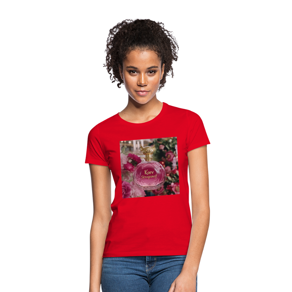Eau de Toilette, T-shirt dam - röd