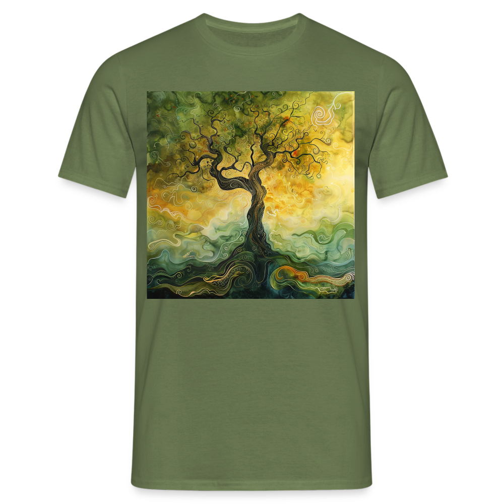 Trädets visdom, T-shirt herr - Militärgrön