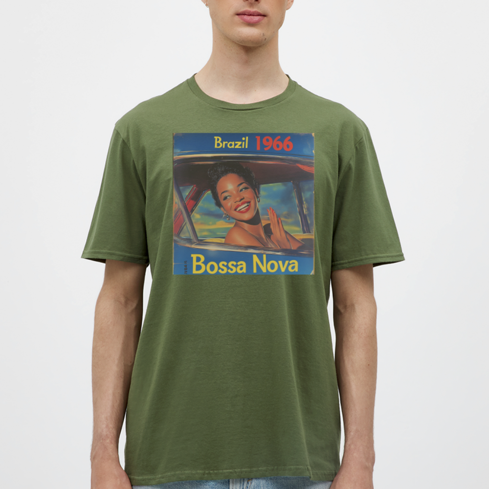 Isabela Costa, brazil 1966, T-shirt herr - Militärgrön