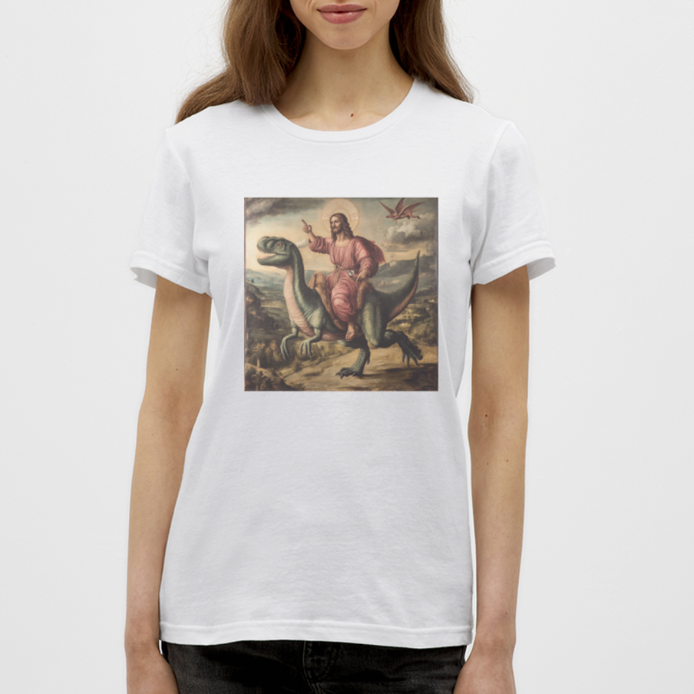 Ritten genom Tiden, T-shirt dam - vit