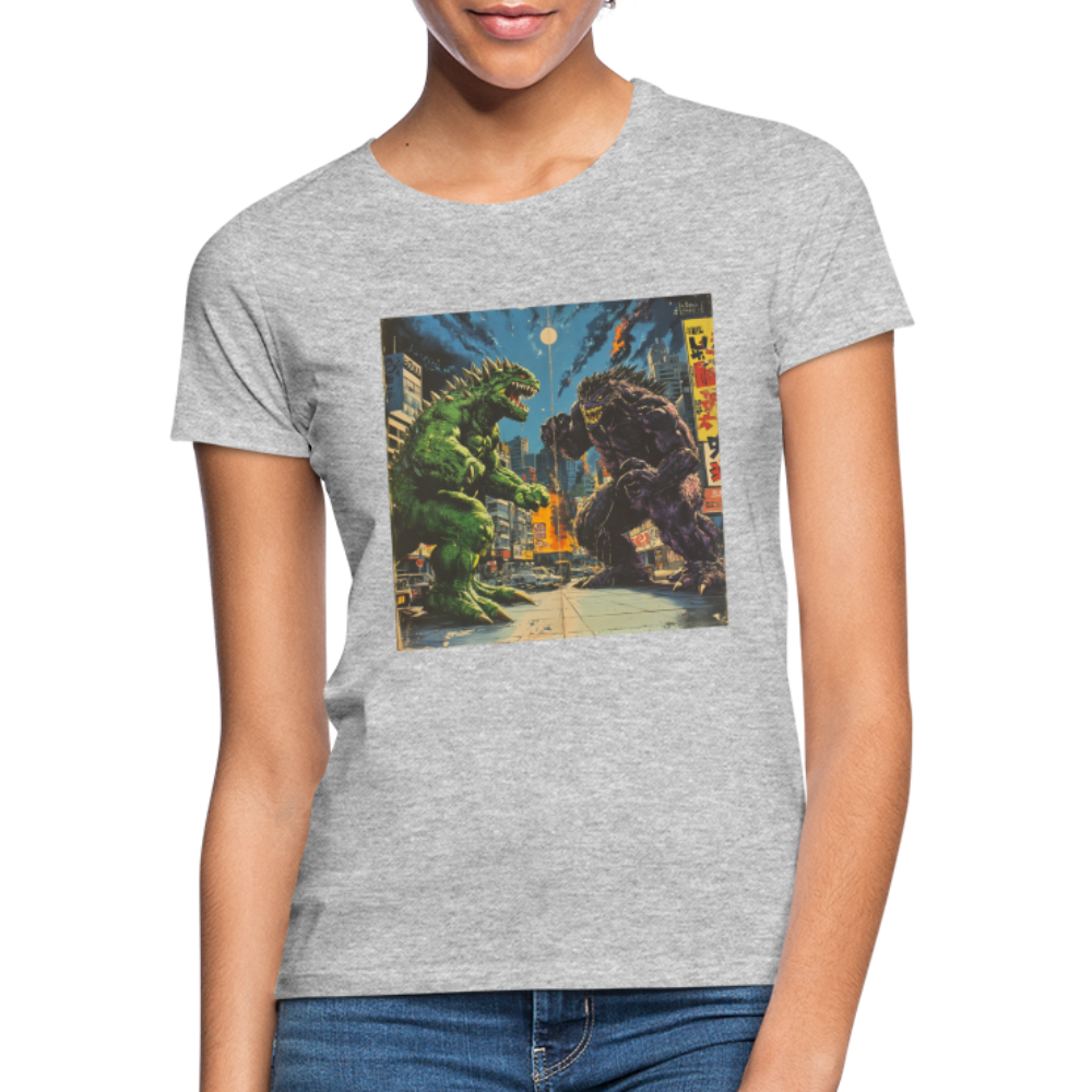 Kampen vid Solnedgången, T-shirt dam - gråmelerad