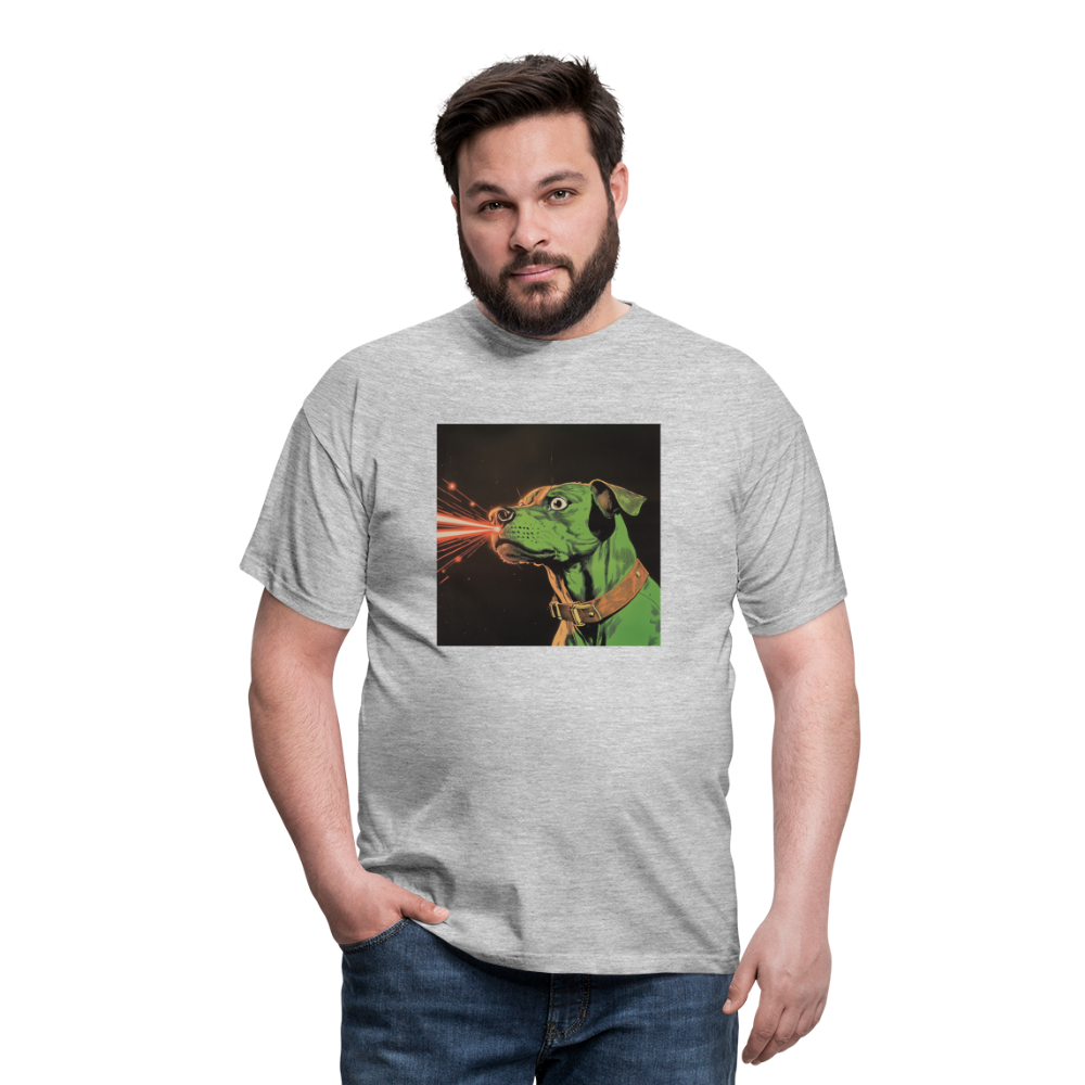 Strålhunden, T-shirt herr - gråmelerad