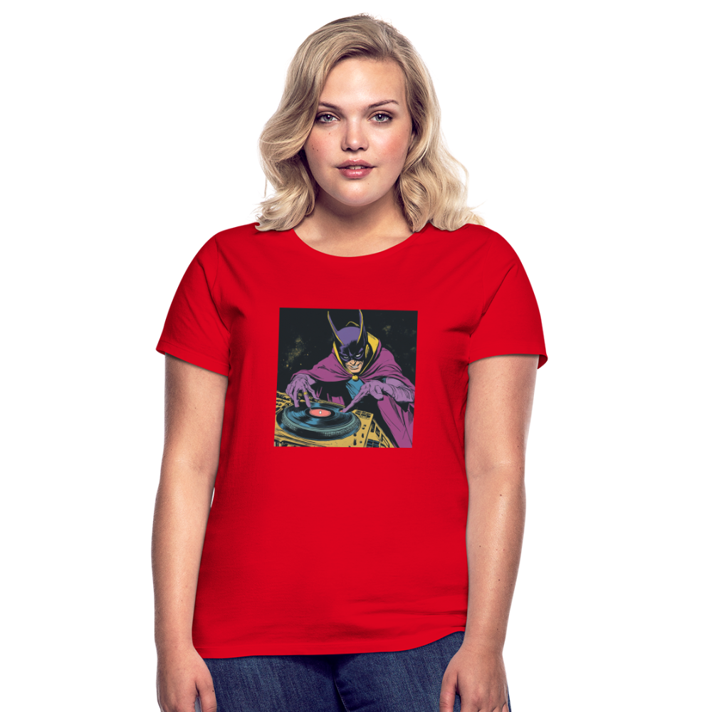 Purple Pulse, T-shirt dam - röd