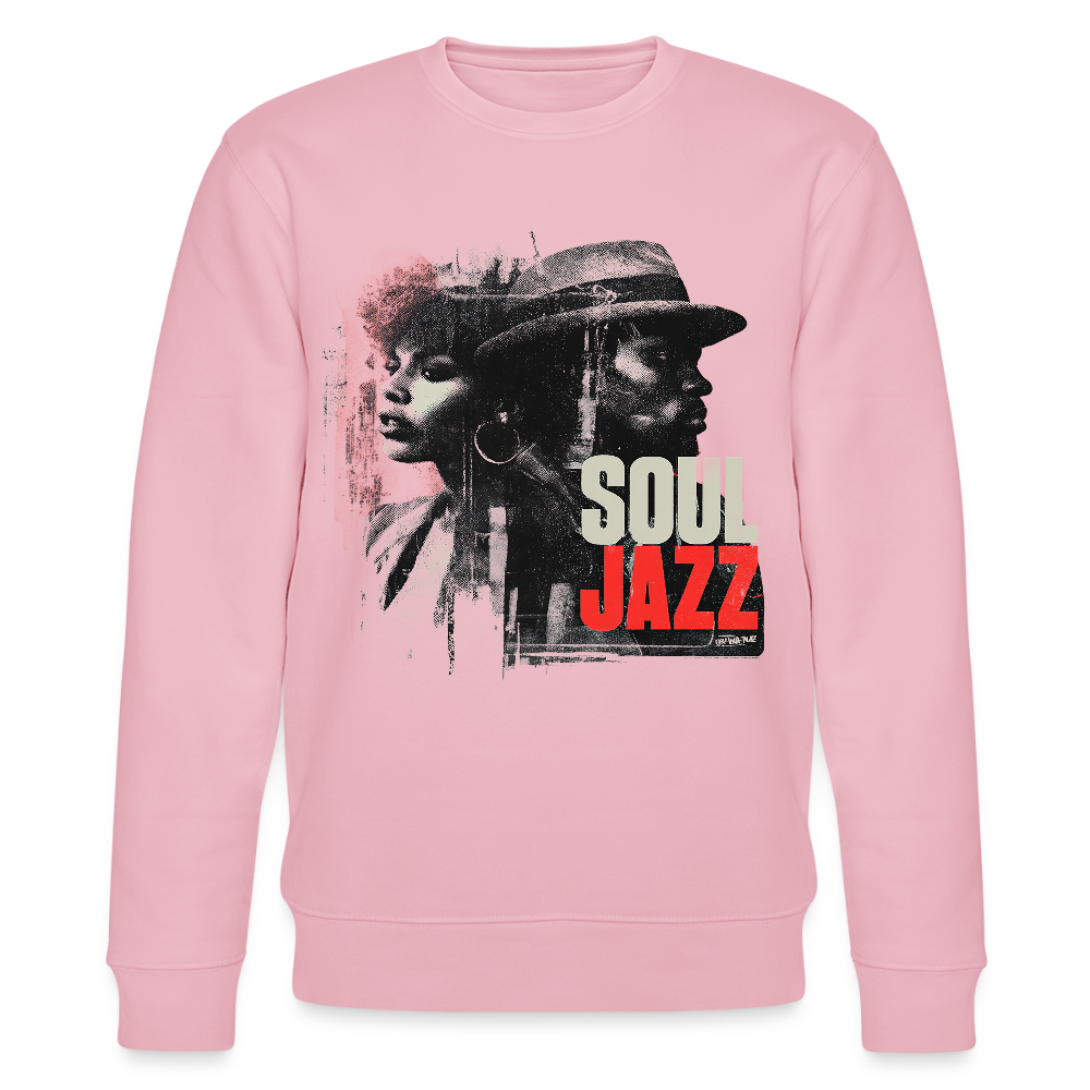 Soul Jazz Experience, Ekologisk sweatshirt CHANGER unisex från Stanley/Stella - ljusrosa