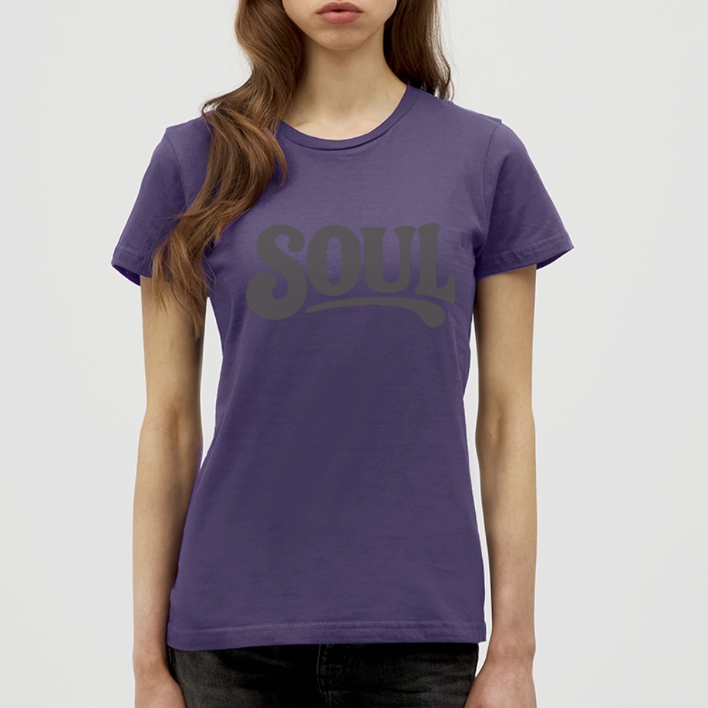 All About Soul, T-shirt dam - mörklila