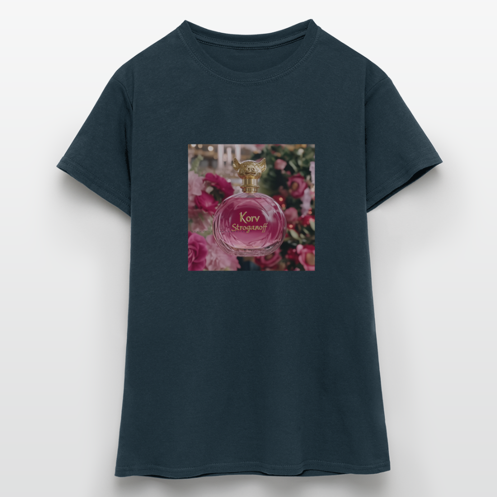 Eau de Toilette, T-shirt dam - marinblå