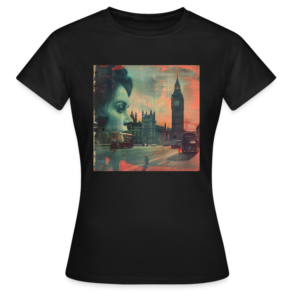 The Beat of London, T-shirt dam - svart