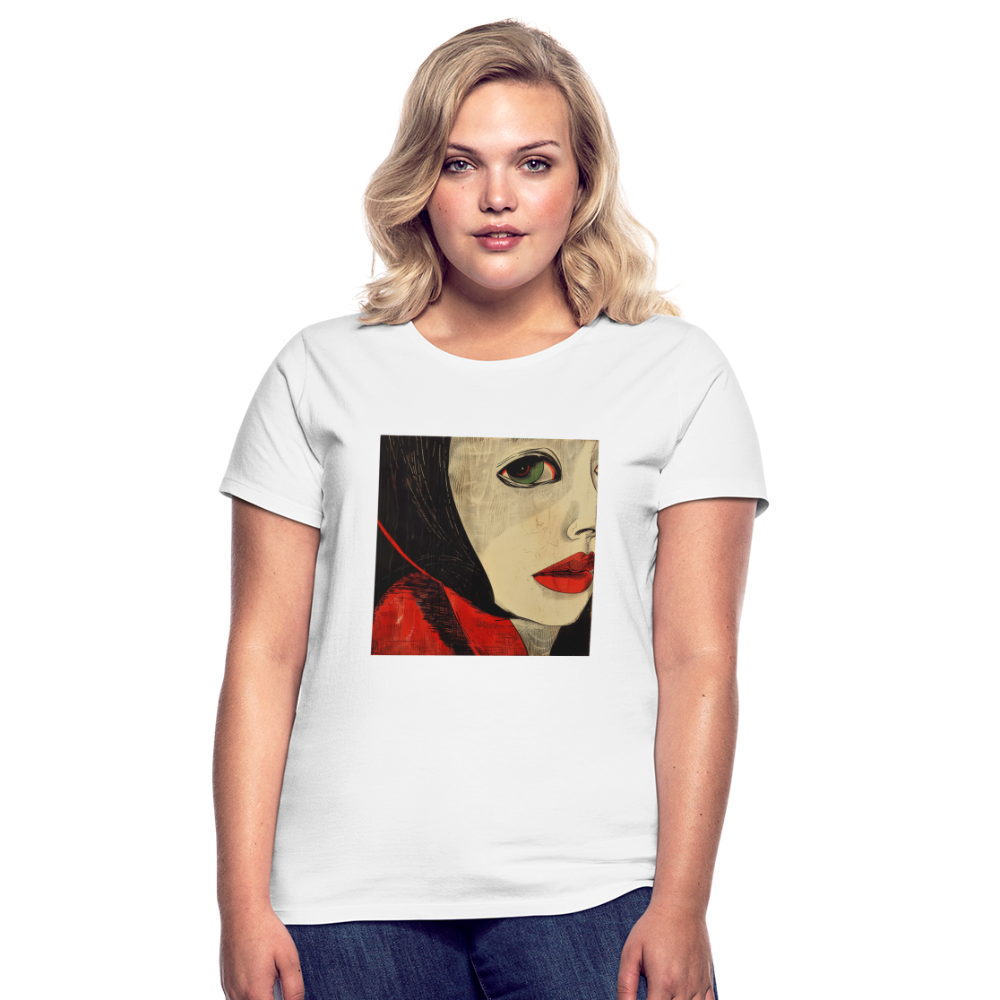 Fiskarfruns öga, T-shirt dam - vit