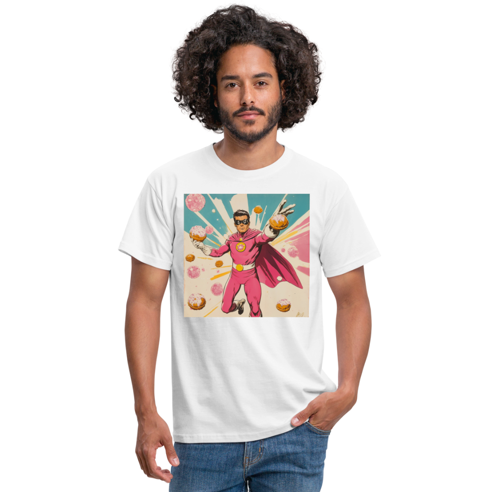 Frosting-Fury, T-shirt herr - vit