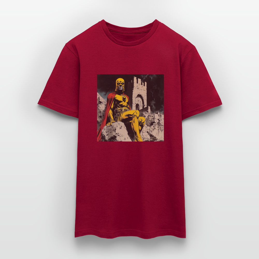 Orkalon, T-shirt herr - tegelröd