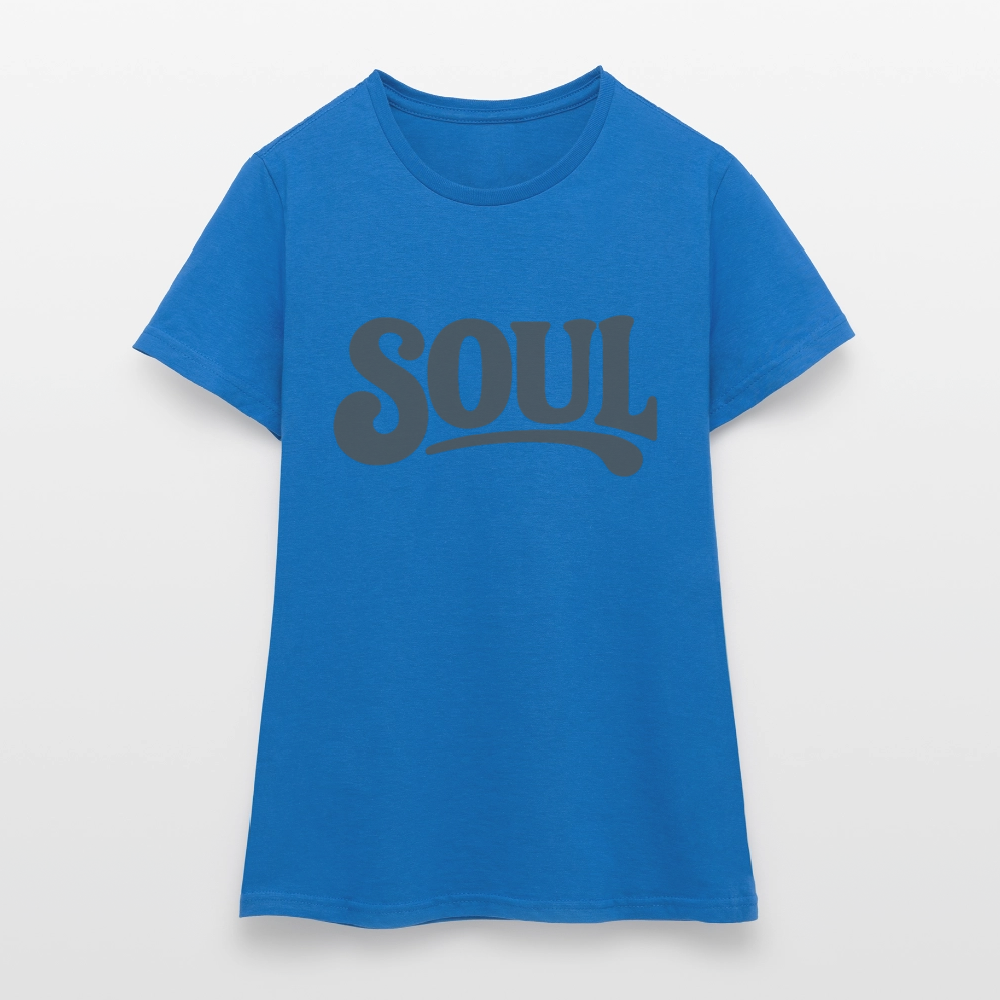 All About Soul, T-shirt dam - royalblå