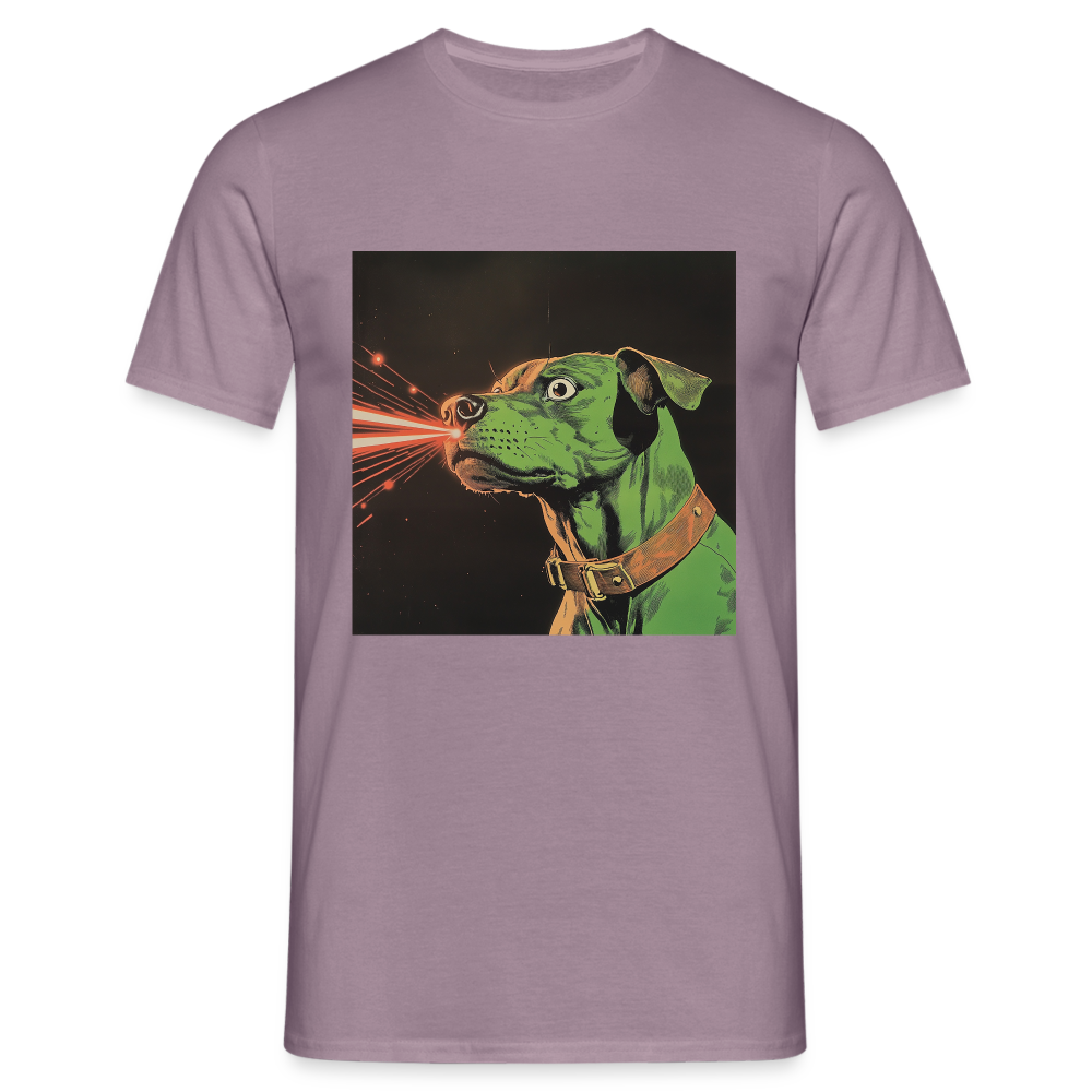 Strålhunden, T-shirt herr - lilagrå