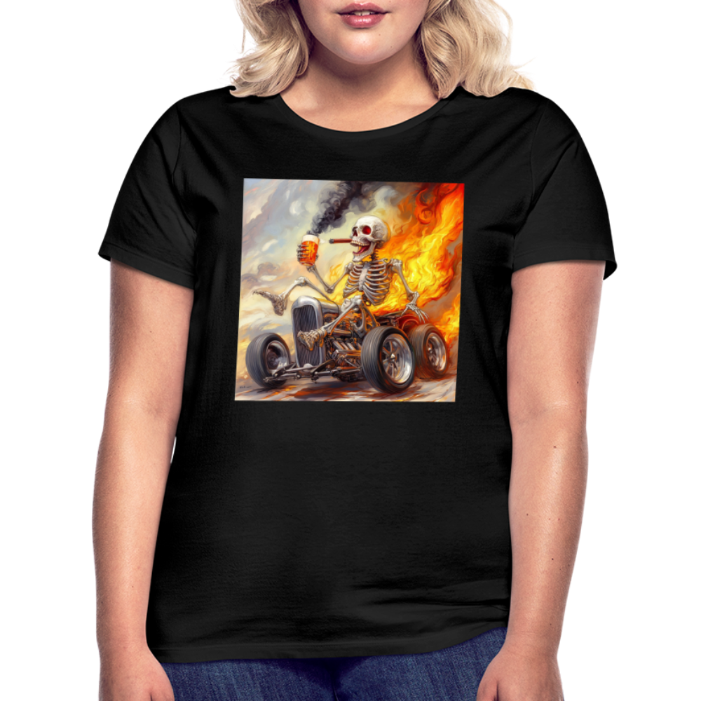 Knekta Krash, T-shirt dam - svart