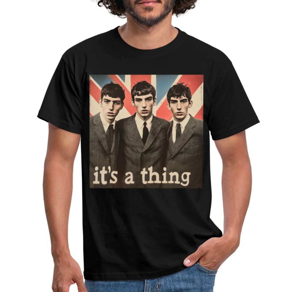 British, Bold & Unapologetic, T-shirt herr - svart