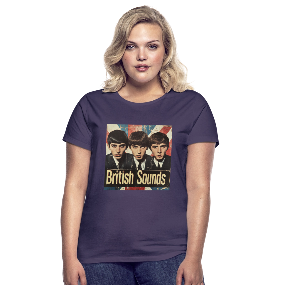 British sounds 1965, T-shirt dam - mörklila
