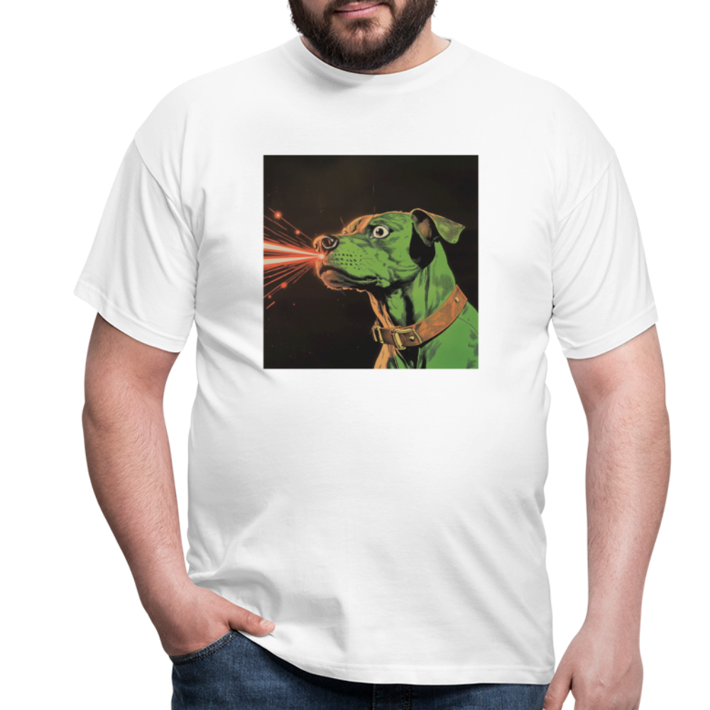 Strålhunden, T-shirt herr - vit