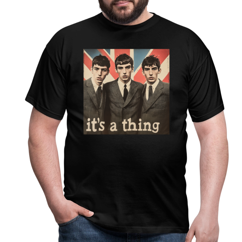 British, Bold & Unapologetic, T-shirt herr - svart