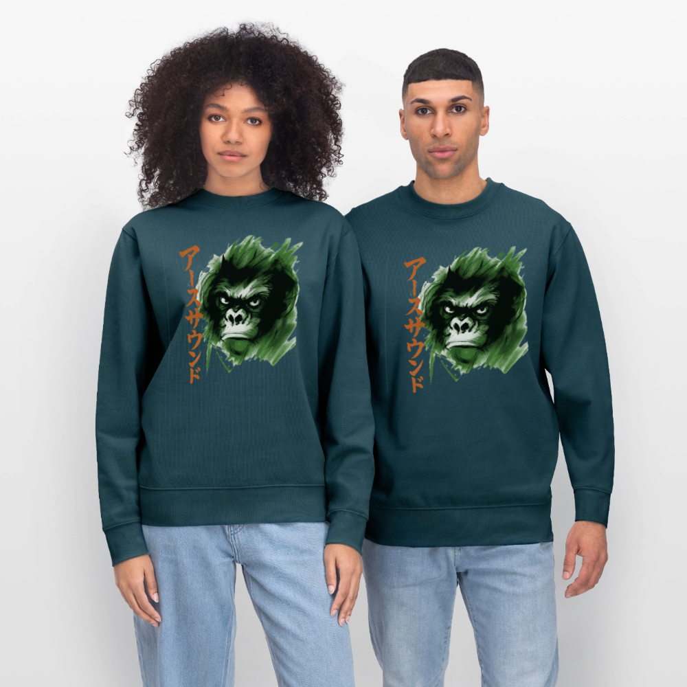 Earth Sound, Ekologisk sweatshirt CHANGER unisex från Stanley/Stella - mörk petrol