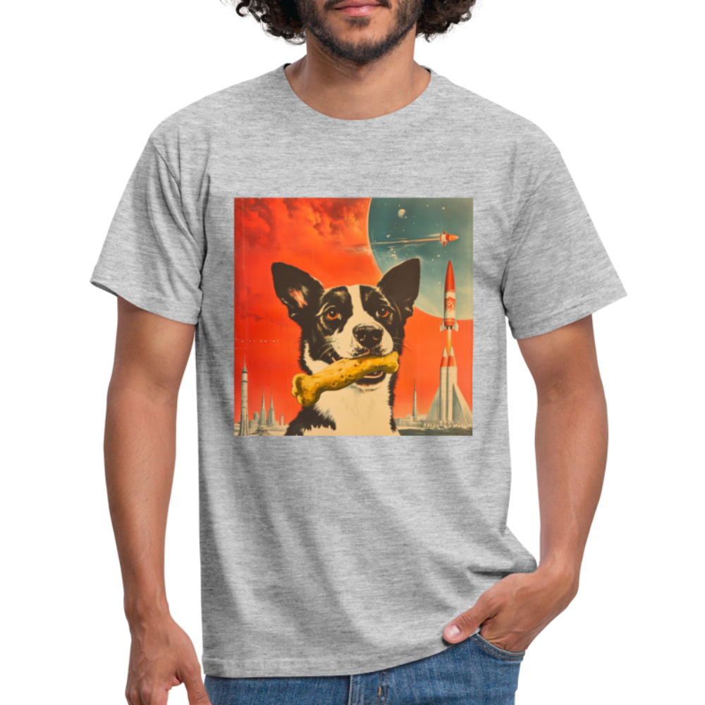 Stjärnorna Nära, T-shirt herr - gråmelerad