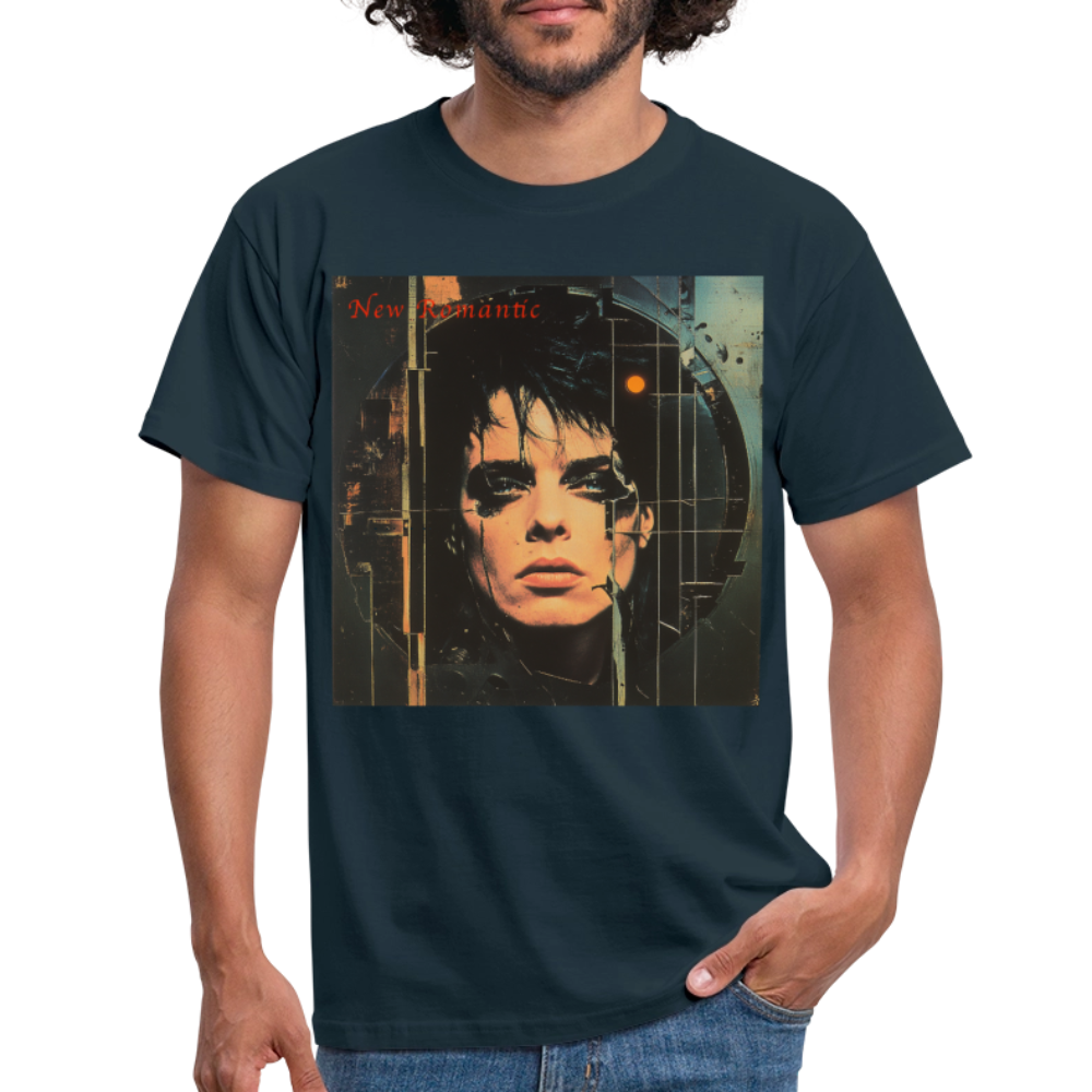 New Romance, T-shirt herr - marinblå