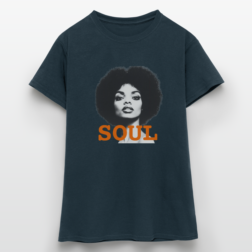 Soul PWR, T-shirt dam - marinblå
