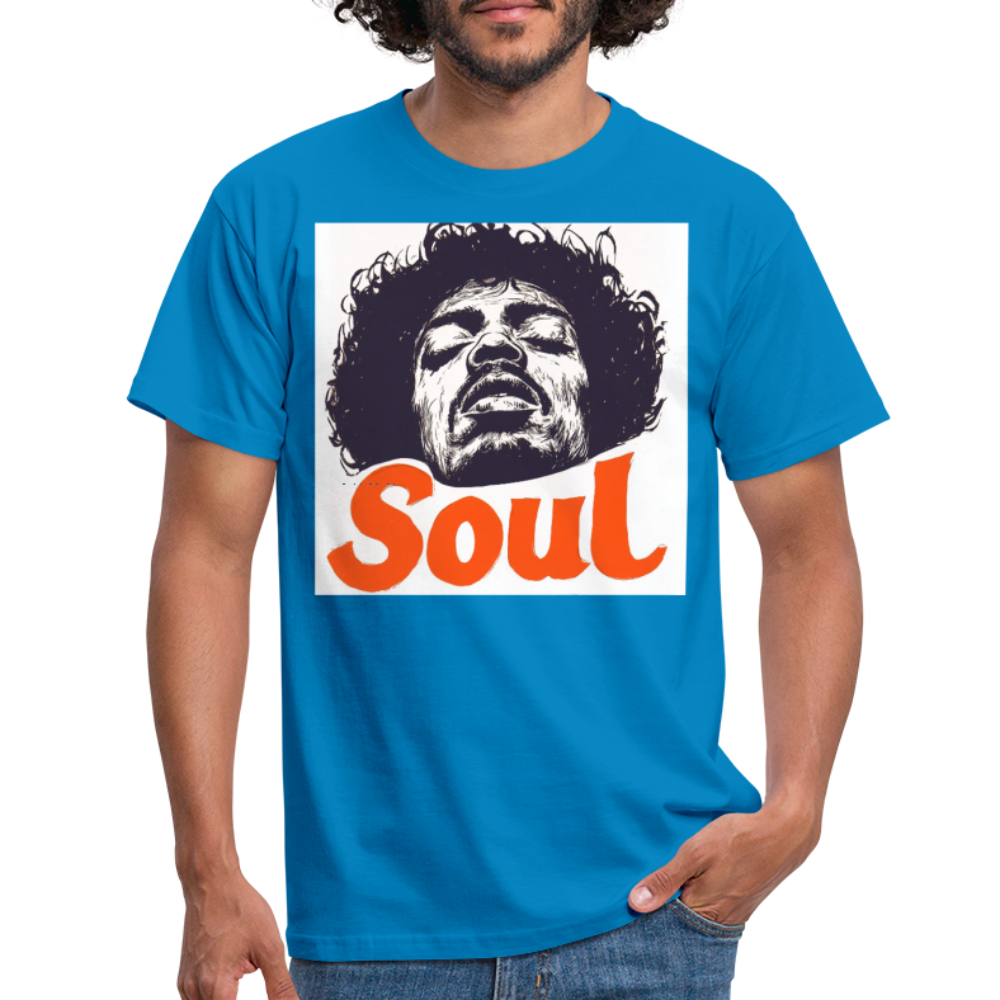 Kärlek, frihet och rättvisa, T-shirt herr - kungsblå