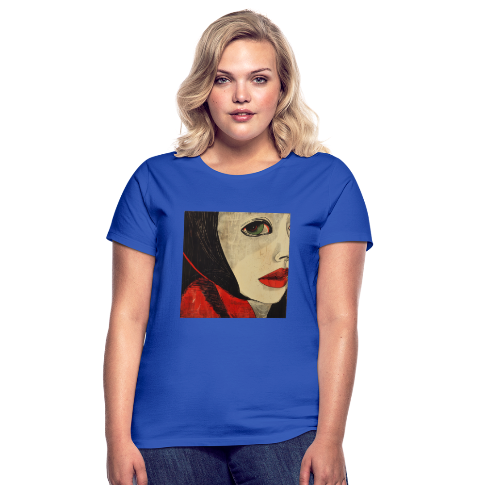 Fiskarfruns öga, T-shirt dam - royalblå