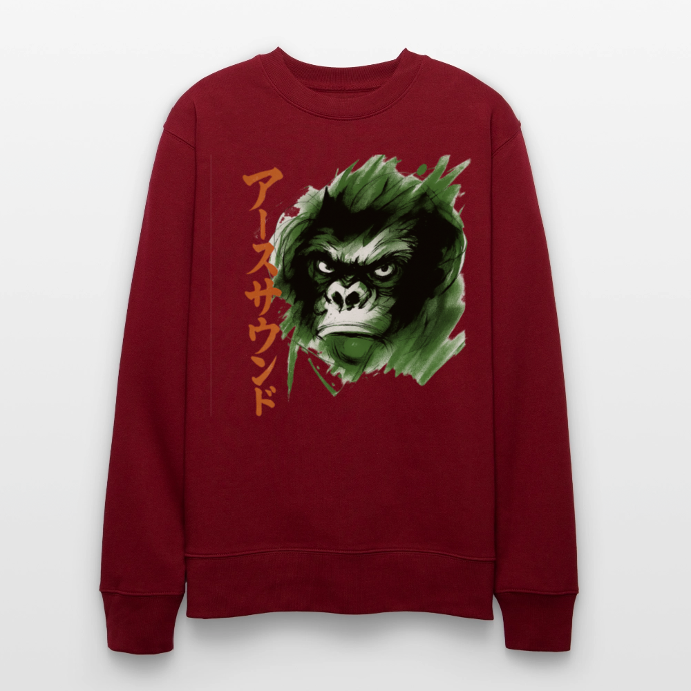 Earth Sound, Ekologisk sweatshirt CHANGER unisex från Stanley/Stella - vinröd