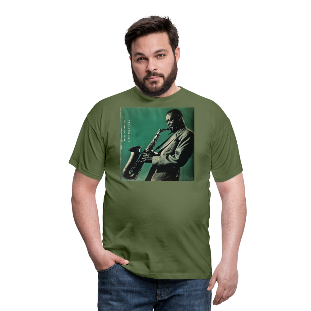 Nattens Toner i New York, T-shirt herr - Militärgrön