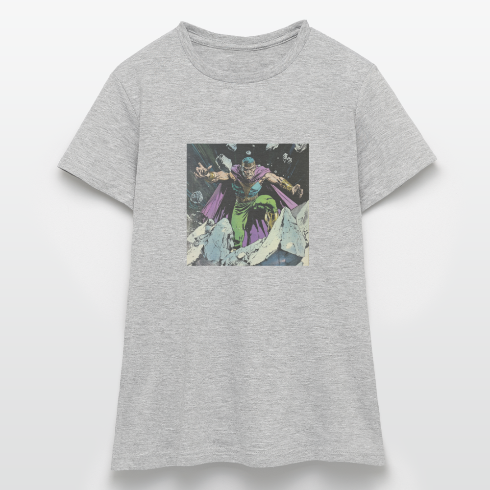 Granitus, T-shirt dam - gråmelerad