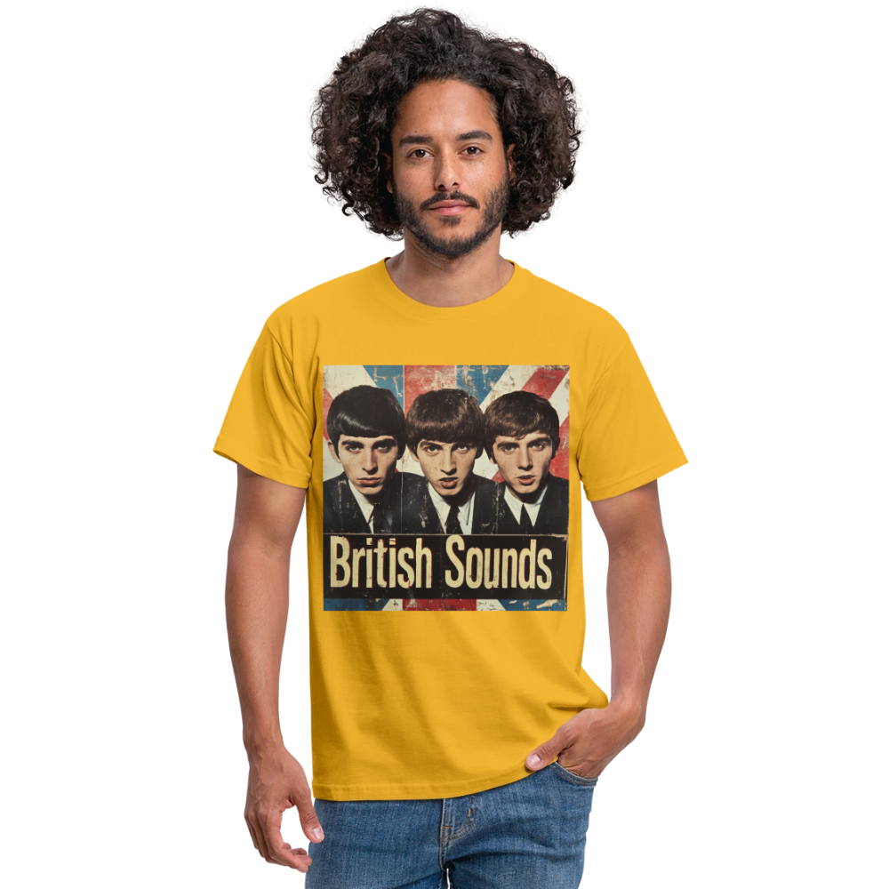 British sounds 1965, T-shirt herr - gul