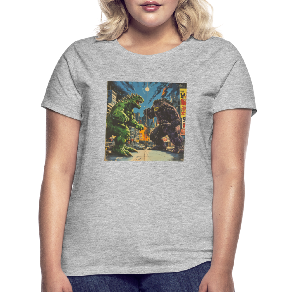 Kampen vid Solnedgången, T-shirt dam - gråmelerad